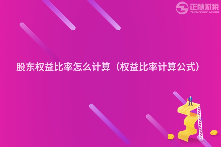 股东权益比率怎么计算（权益比率计算公式）