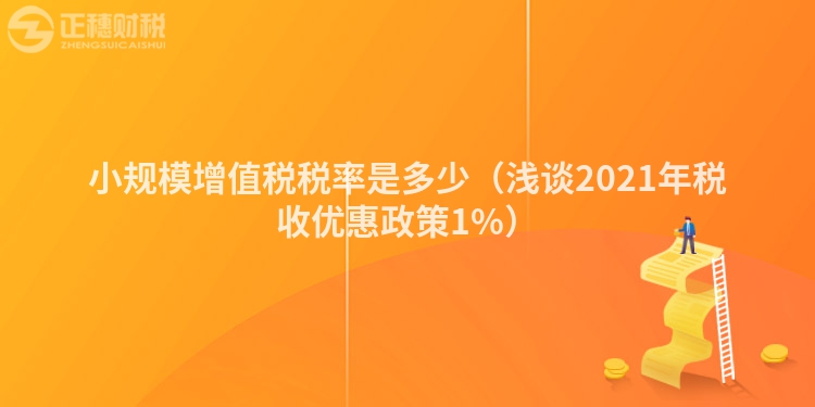 小规模增值税税率是多少（浅谈2023年税收优惠政策1%）